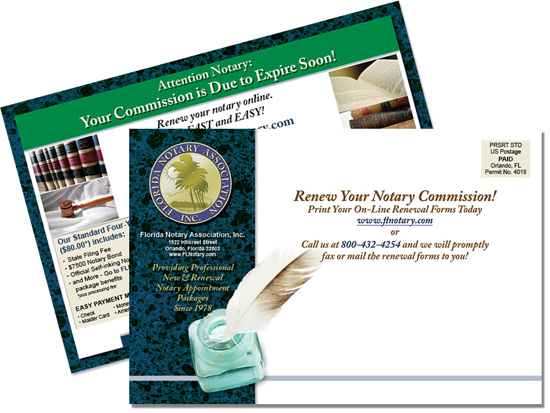 Florida Notary Post Card