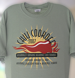 Chili Cookoff T-shirt design